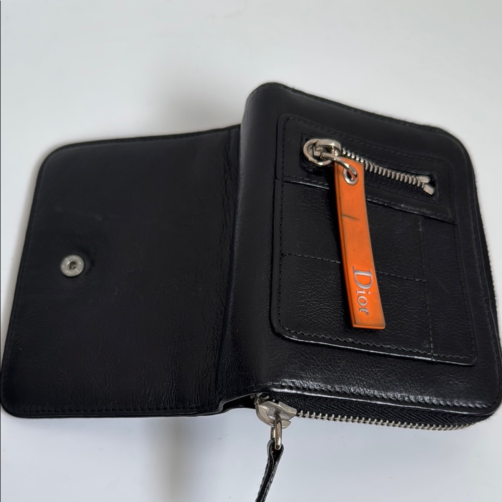 Dior Black Leather bifold wallet- pls read description - Picture 1 of 9